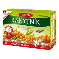 TEREZIA Rakytník rešetliakový 50+10 kapsúl ZDARMA TEREZIA Rakytník rešetliakový 50+10 kapsúl ZDARMA