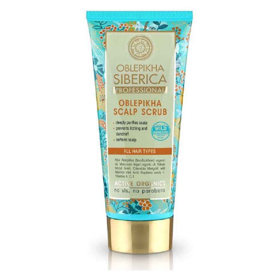 NATURA SIBERICA Rakytníkový peeling pre vlasovú pokožku 200 ml