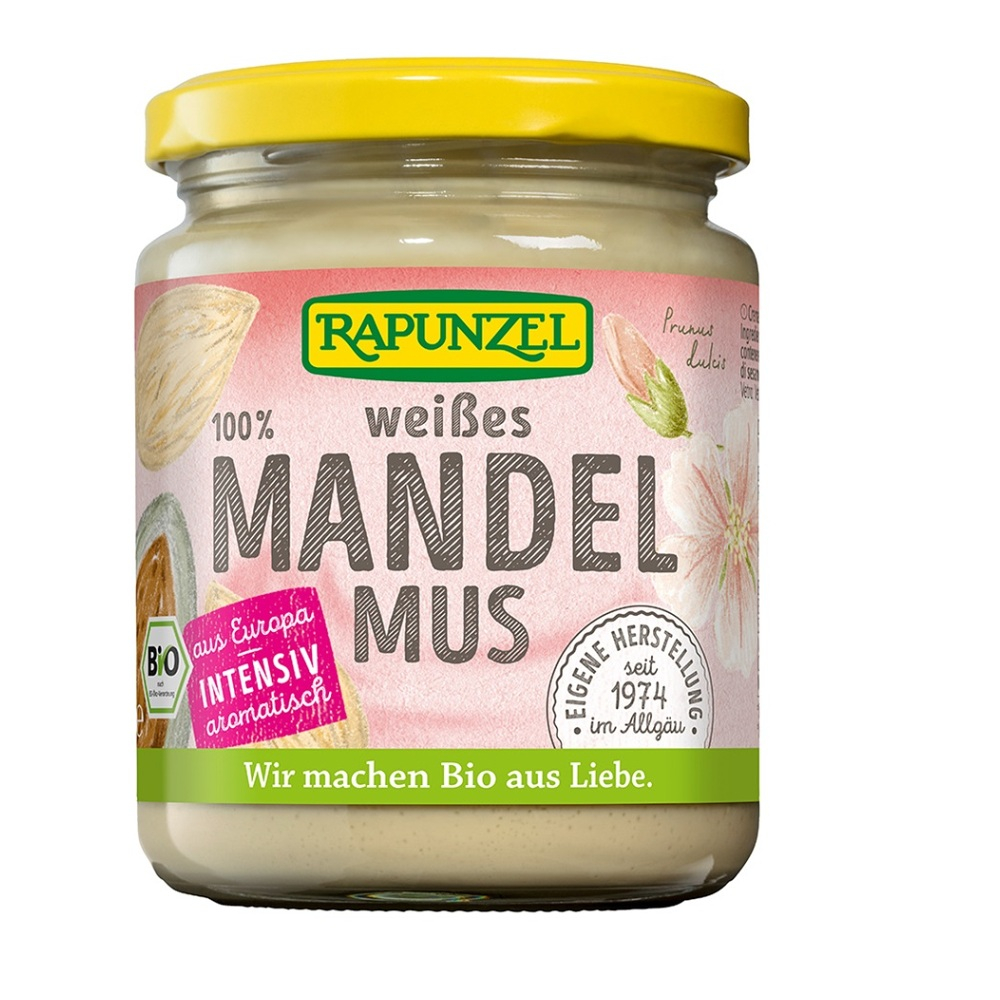 RAPUNZEL Pasta z nepražených mandlí Európa 100% BIO 250 g