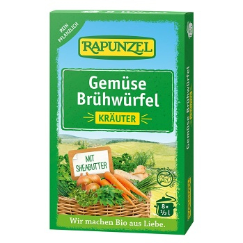 RAPUNZEL Zeleninový vývar bylinkový v kocke BIO 8 kusov (Prísady na varenie) - BIO