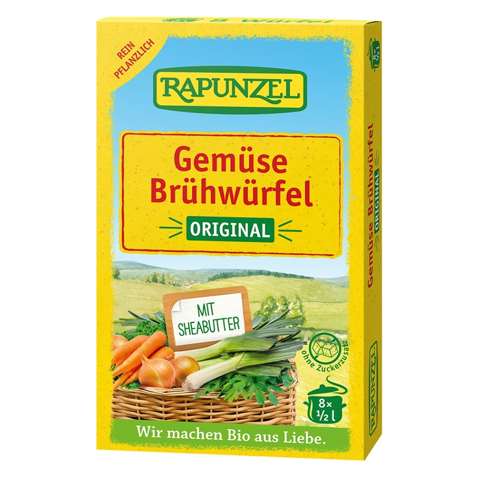 E-shop Zeleninový vývar v kocke RAPUNZEL 8ks-BIO