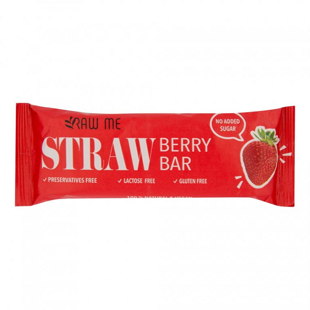 RAW ME Tyčinka s mrazom sušeným ovocím jahoda 42 g