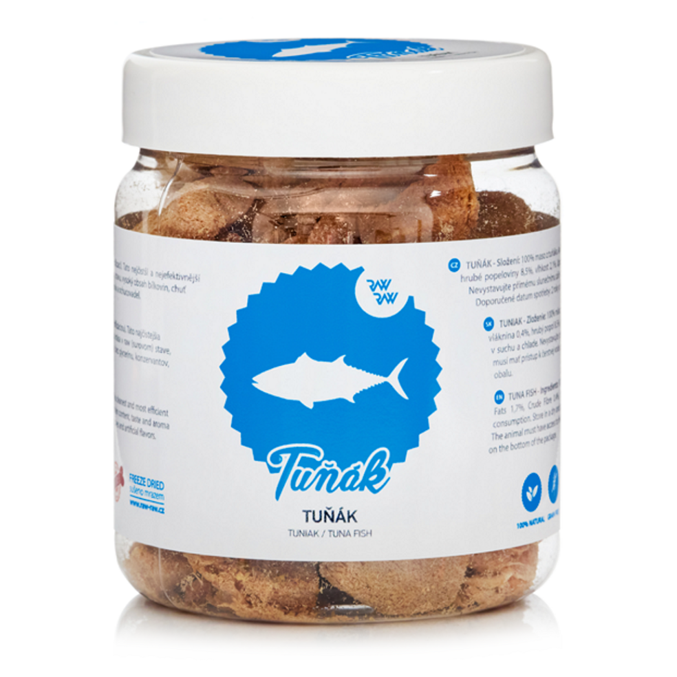 E-shop RAW RAW Pochúťka mrazom sušené mäso z tuniaka 70 g