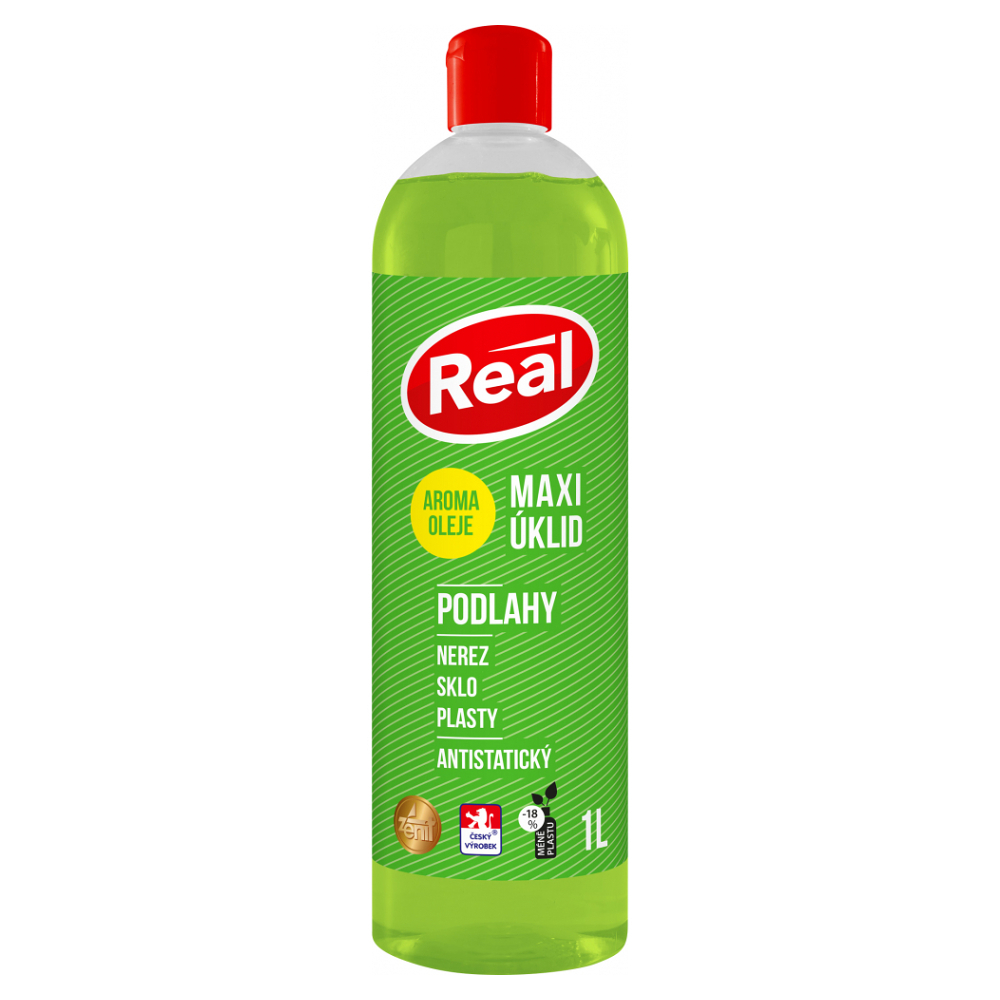 REAL Maxi Antistatic Aromatherapy Pomaranč a céder 1 l