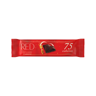 RED Horká čokoládová tyčinka s pomarančovou príchuťou a mandľami bez pridaného cukru 26 g
