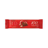 RED Mliečna čokoládová tyčinka s makadamovými a lieskovými orechmi bez pridaného cukru 26 g