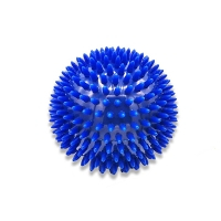 REHABIQ Masážna loptička ježko modrá 10 cm