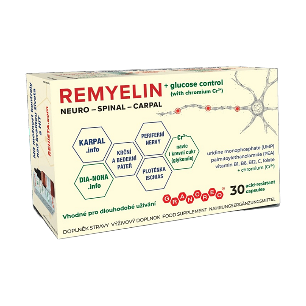 REMYELIN k správnemu fungovaniu nervového systému 30 kapsúl kúpite na Mojalekaren.sk