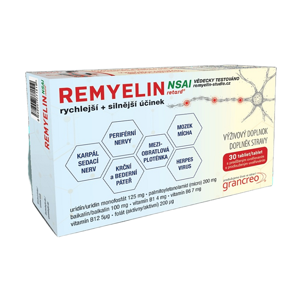 REMYELIN NSAI retard s predĺženým uvoľňovaním 30 tabliet kúpite na Mojalekaren.sk