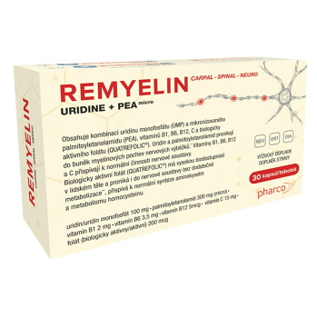 REMYELIN Uridine+PEA micro+vitamíny B,C 30 kapsúl