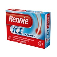 RENNIE ICE bez cukru 2x24 žuvacích tabliet