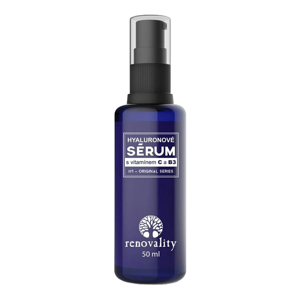 RENOVALITY Hyalurónové sérum s vitamínom C a B3 30 ml