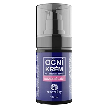 RENOVALITY Očný krém Rozjasňujúci 15 ml (Prírodné pleťové krémy) - Prírodné
