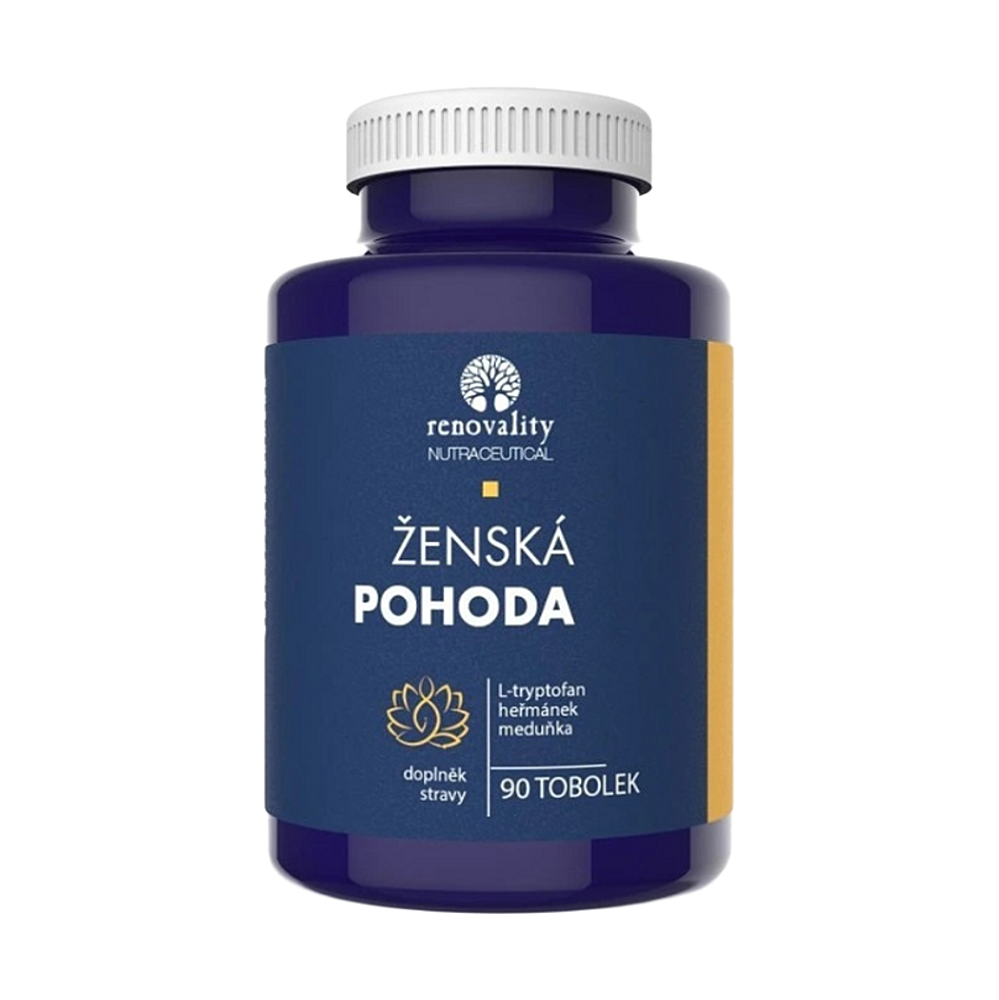 Renovality Ženská pohoda tobolky pre psychickú pohodu pre ženy 90 ks