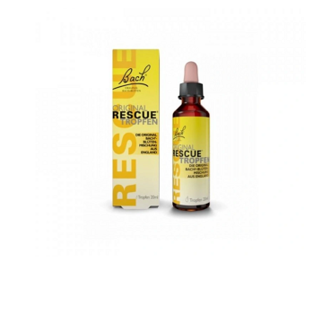 RESCUE® Bachove kvetové esencie krízové kvapky 20 ml (Bylinné výživové doplnky) - Prírodné, Viaczložkové