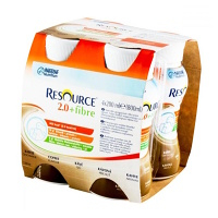 RESOURCE 2,0 kcal Fibre kavová príchuť 4 x 200 ml
