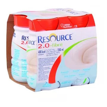 RESOURCE 2,0 kcal Fibre neutrálna príchuť 4 x 200 ml (Výživa v chorobe a pre seniorov)