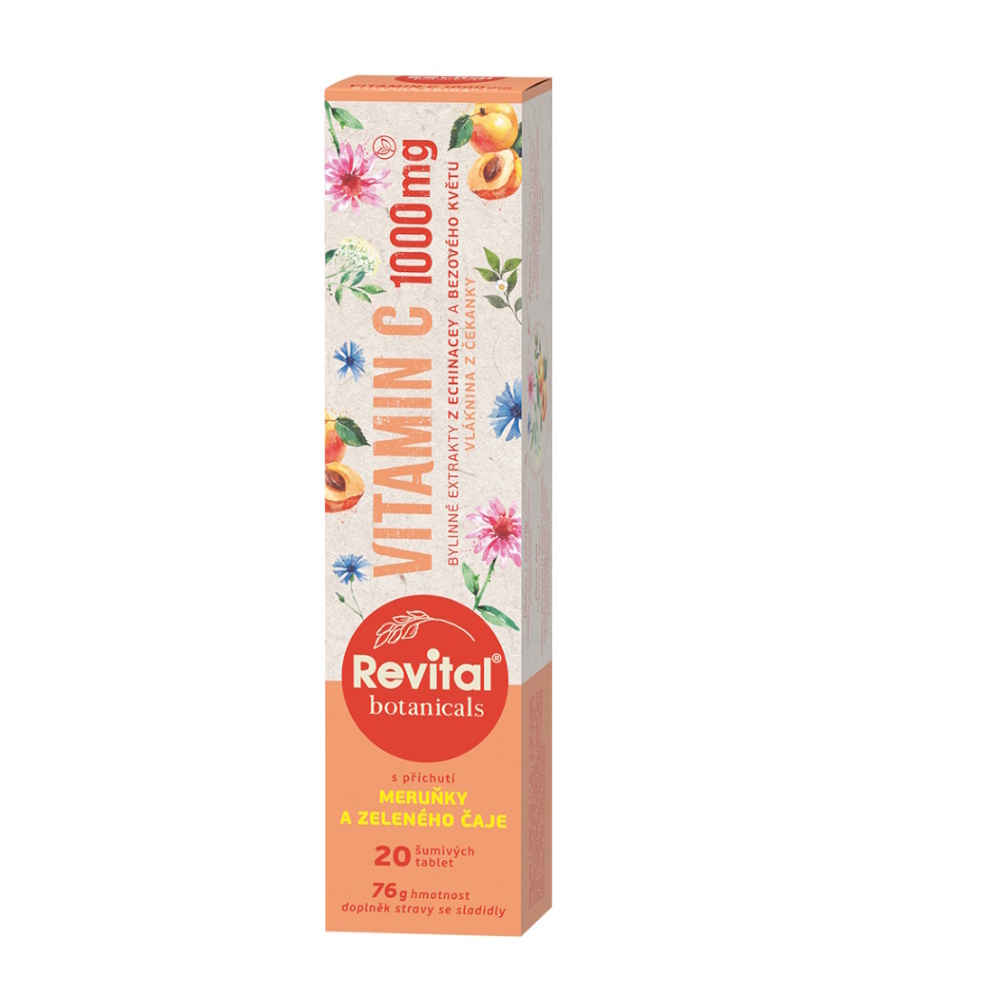 Revital Botanicals VITAMÍN C 1000 mg 20 šumivých tabliet kúpite na Mojalekaren.sk