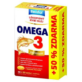 VITAR Revital Omega 3 - rybi olej 60 kapslí