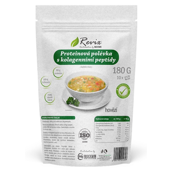 REVIX Proteínová hovädzia polievka s kolagénnymi peptidmi 180 g