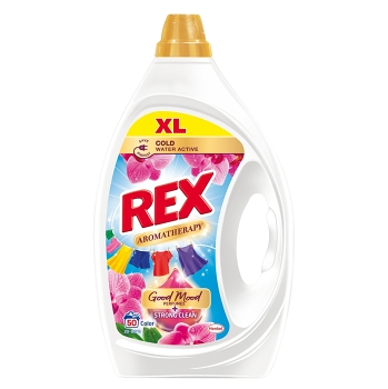 REX Aromatherapy Prací gél Orchid Color 50 pranie 2,25 l (Pracie gély)