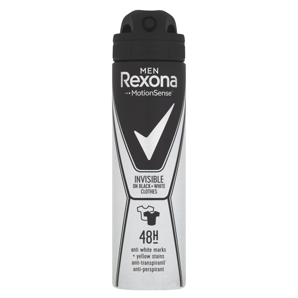 REXONA Men Dezodorant Invisible Black+White 150 ml kúpite na Mojalekaren.sk