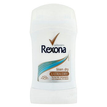 Rexona stick linen dry, 40ml novinka