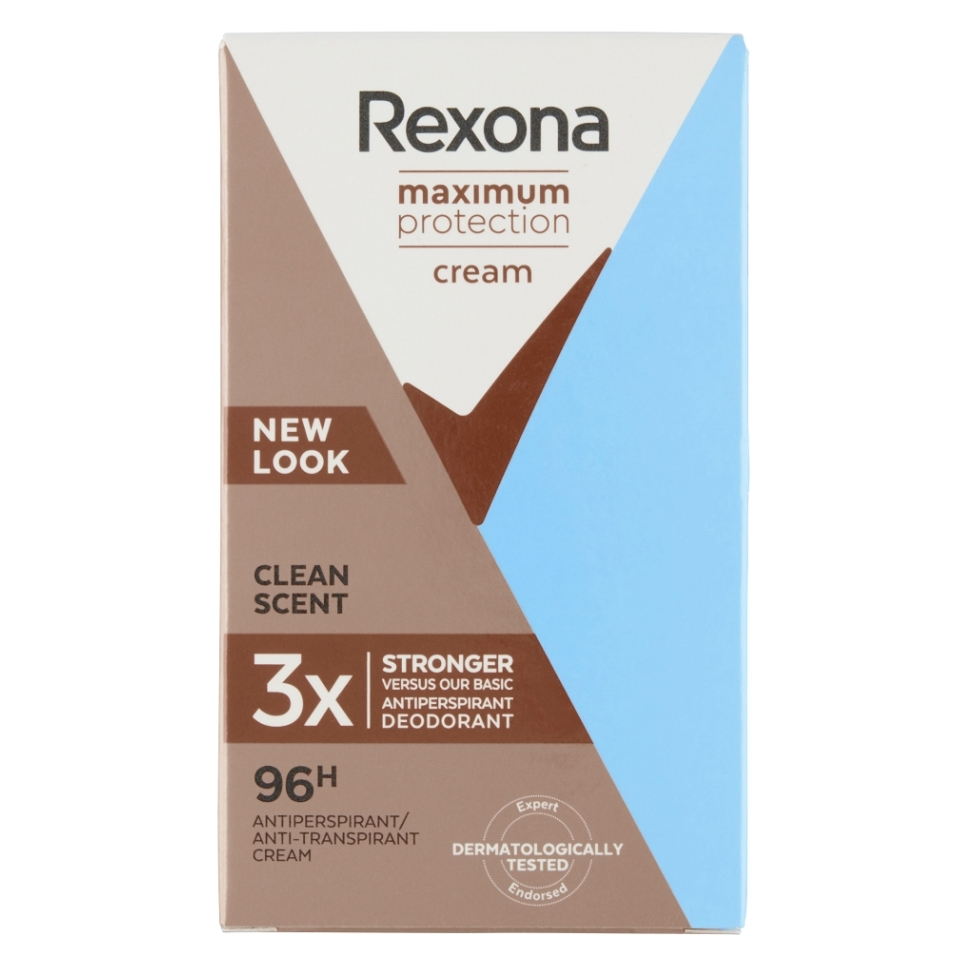 REXONA Clean Scent Tuhý krémový antiperspirant 45 ml kúpite na Mojalekaren.sk