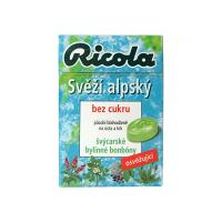 Ricola Svieža alpský 40g bez cukru