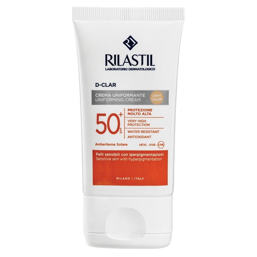 RILASTIL D-Clar Tónujúci ochranný krém SPF50+ Light Color 40 ml