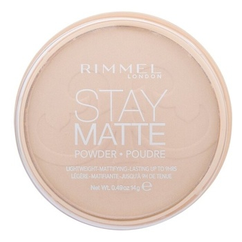 Rimmel London Stay Matte Long Lasting Pressed Powder 14 g 003 Peach Glow (Púdre) - Rozjasňujúce