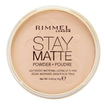 Rimmel London Stay Matte Long Lasting Pressed Powder 14g 005 Silky Beige (Púdre) - Rozjasňujúce