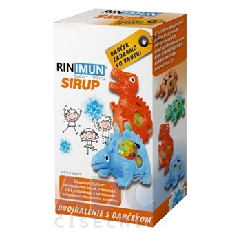 RINIMUN sirup 2x120 ml + darček Rinimusaurus