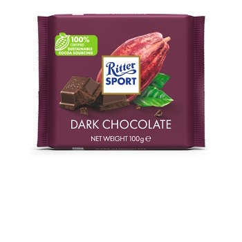 RITTER SPORT Horká čokoláda 100 g