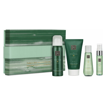RITUALS The Ritual Of Jing Calming Treat Set S Telový krém 70 ml + sprej na telo a vankúš 20 ml + sprchová pena 50 ml + suchý olej na telo a vlasy 50 ml (Kozmetické balíčky)