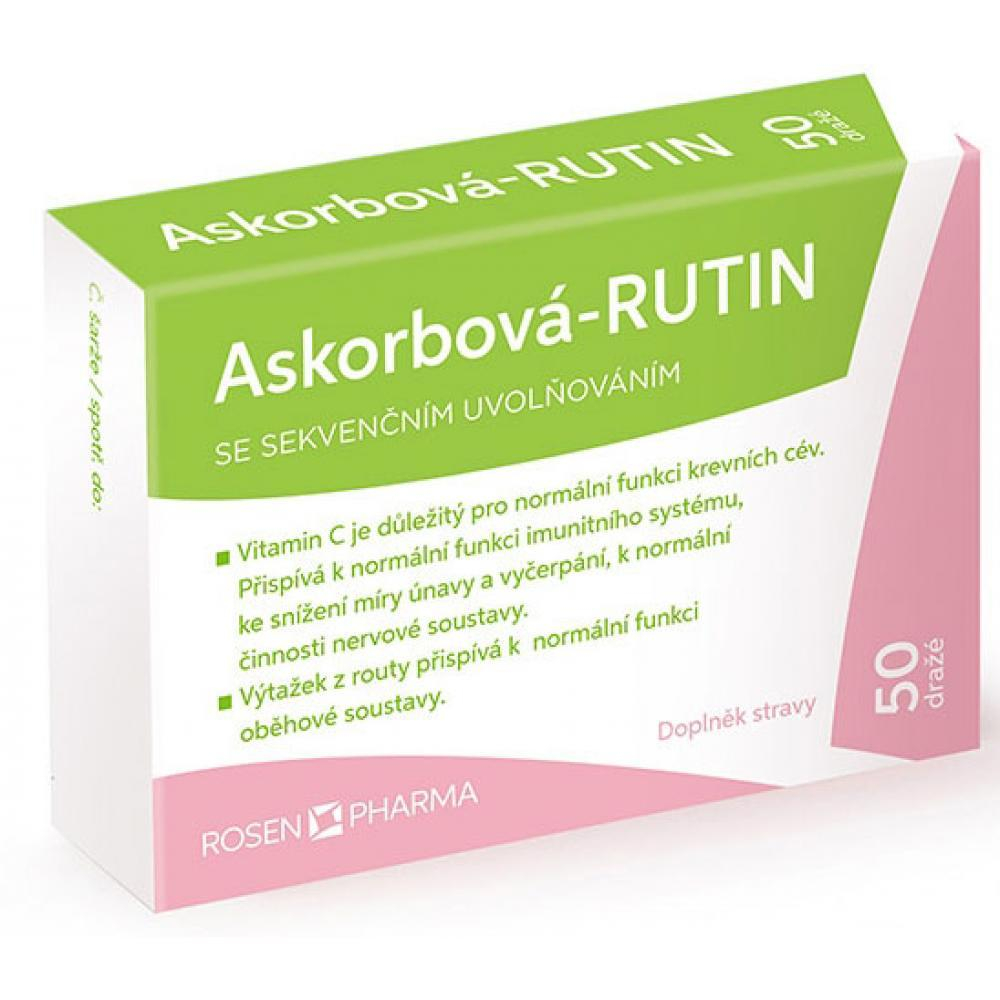 ROSEN PHARMA Askorbová - rutín 50 tabliet