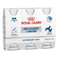ROYAL CANIN Recovery Liquid tekutý nápoj pre psy a mačky 3 x 200 ml