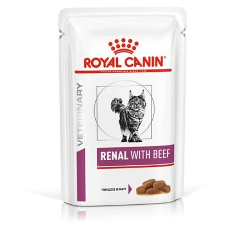 ROYAL CANIN Renal hovädzie kapsičky pre mačky 12 x 85 g