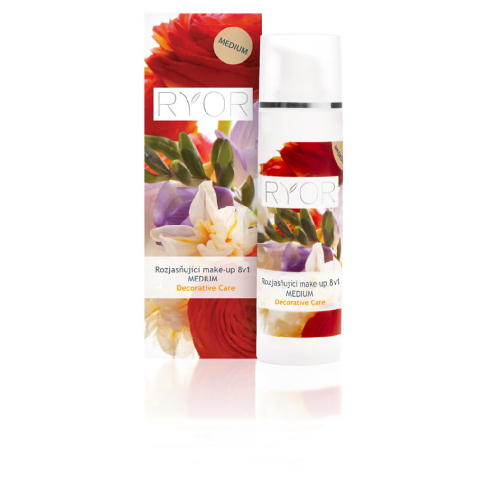 RYOR Rozjasňujúci Make-up 8v1 medium 30 ml