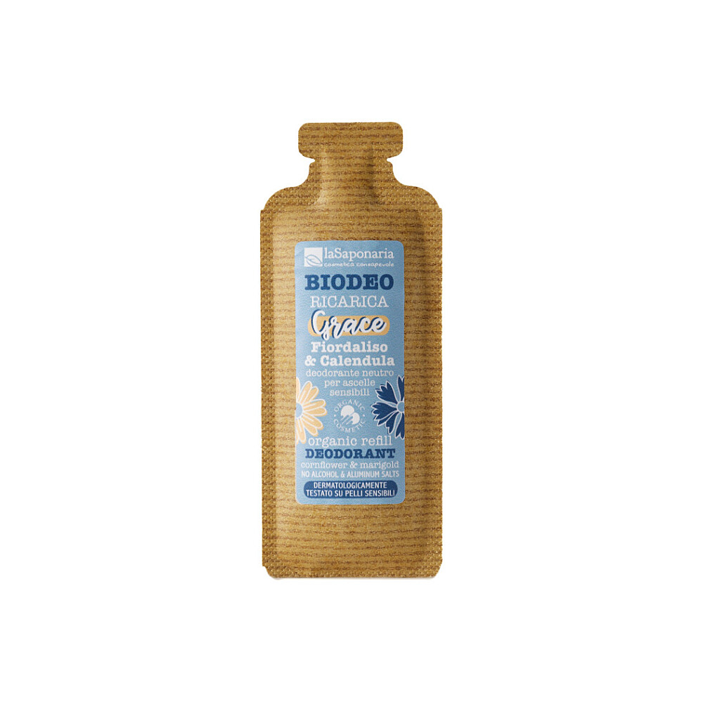LA SAPONARIA Náplň do roll-on dezodorantu Grace bez vône BIO 40 ml