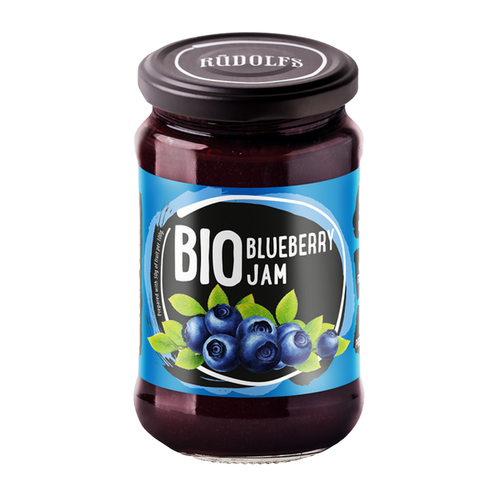 ALLNATURE Rudolfs BIO Čučoriedkový džem 400 g