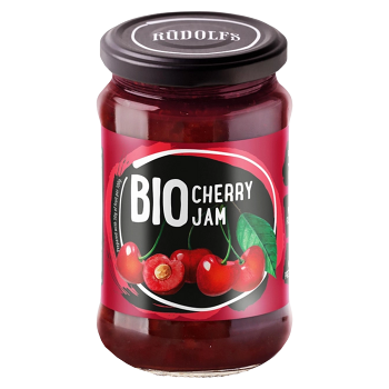 RUDOLFS Čerešňový džem BIO 400 g (Džemy, marmelády a ovocné pyré) - Viaczložkové, BIO