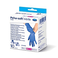 PEHA-SOFT Nitrile Fino Vyšetrovacie rukavice veľkosť M 10 kusov
