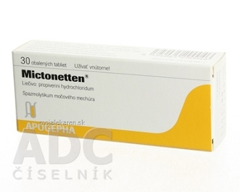 MICTONETTEN tbl obd 5 mg (blis.) 1x30 ks (Lieky na predpis)
