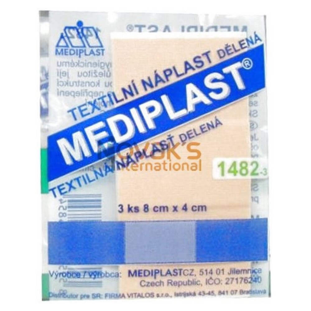 E-shop Rýchloobväz Mediplast 8 x 4 cm 3 ks 1482