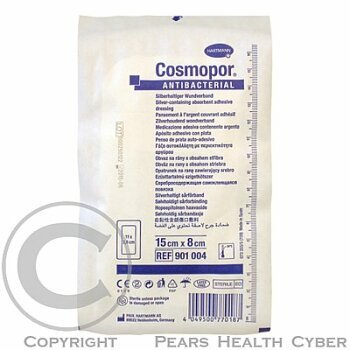 Rýchloobväz Cosmopor Antibacteriální 15x8cm sterilný 1ks