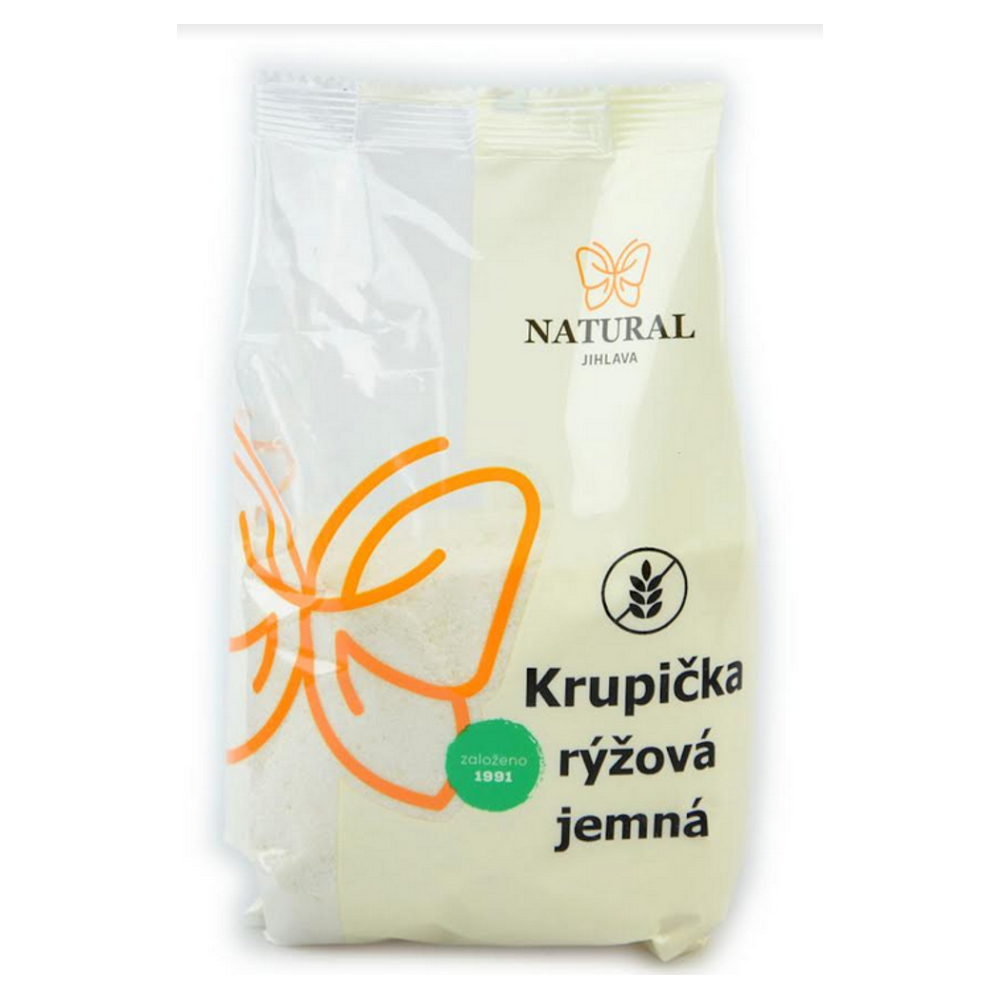 NATURAL JUHLAVA Ryžová krupička jemná natural 500 g