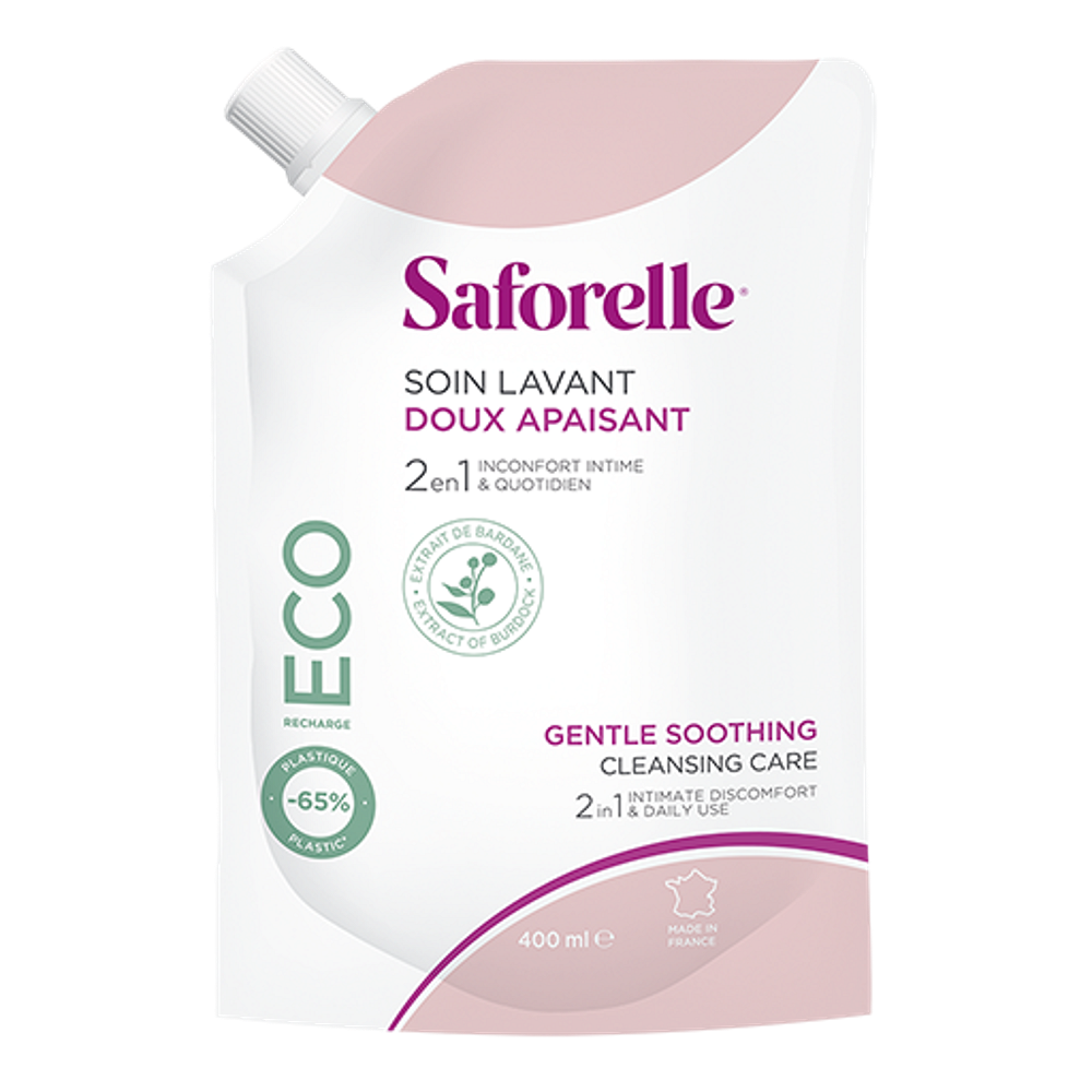 Saforelle Gentle cleansing care gél na intímnu hygienu 400 ml
