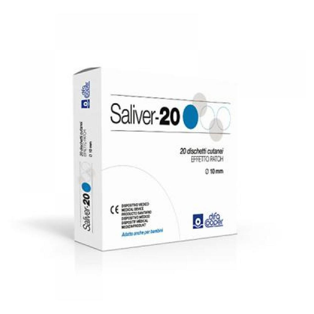 E-shop Saliver-20 Přilnavé náplasti + obvazy na bradavice 20 kusů