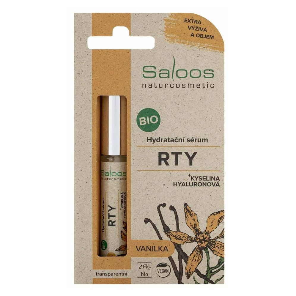SALOOS Bio Hydratačné sérum na pery Vanilka 7 ml